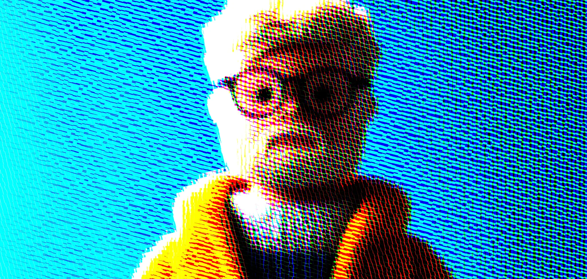 Chromatic aberration effect with RGB separation