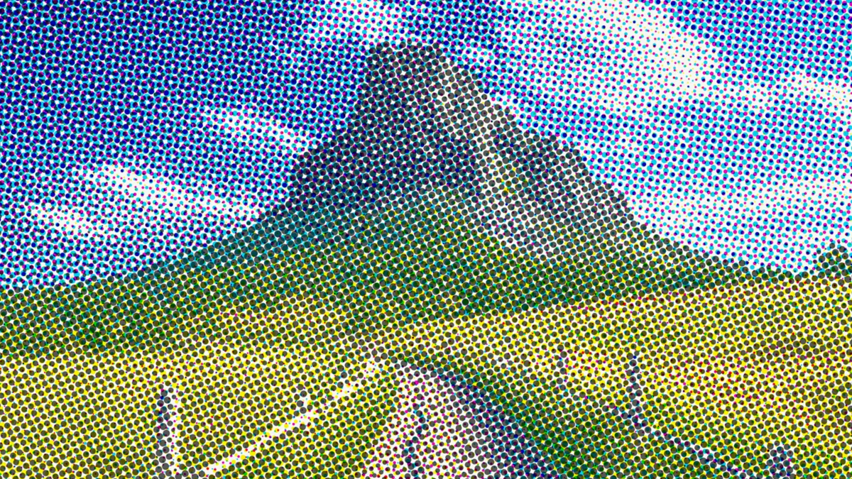 CMYK halftone effect