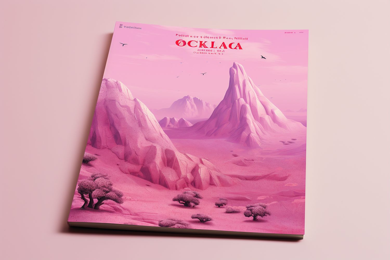 Open zine cover