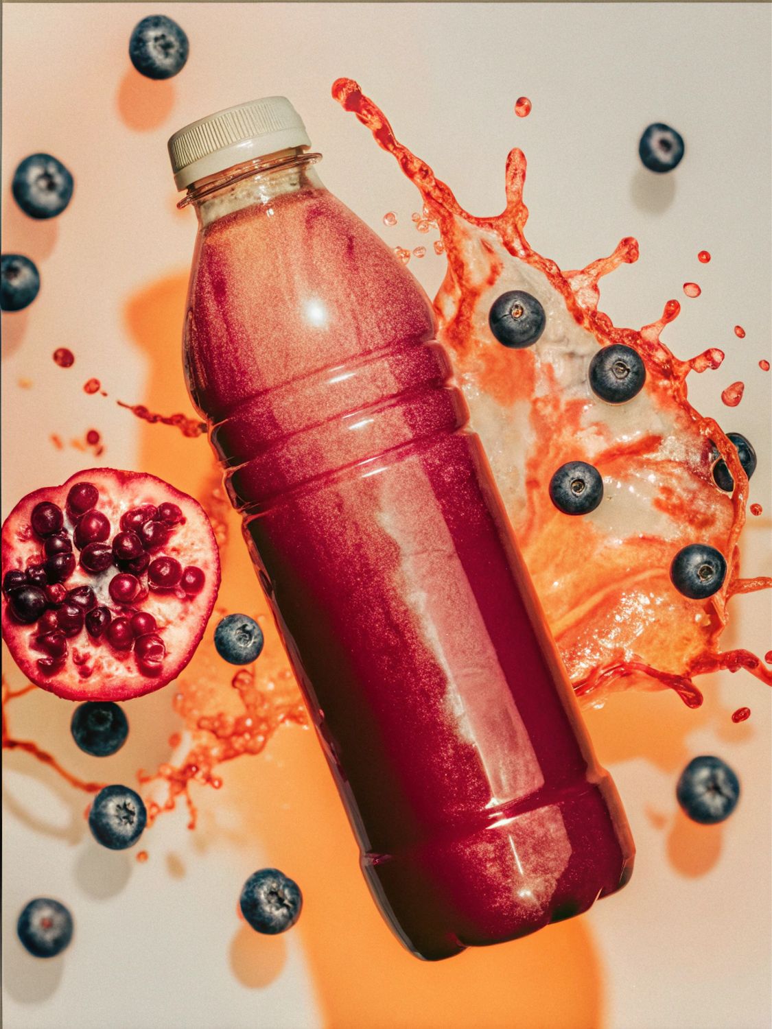 Cold-pressed citrus bottle