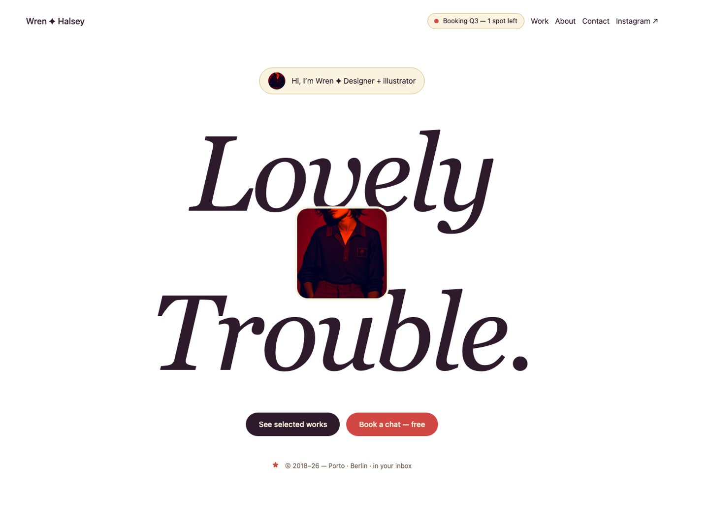 Florence—Designer Portfolio preview