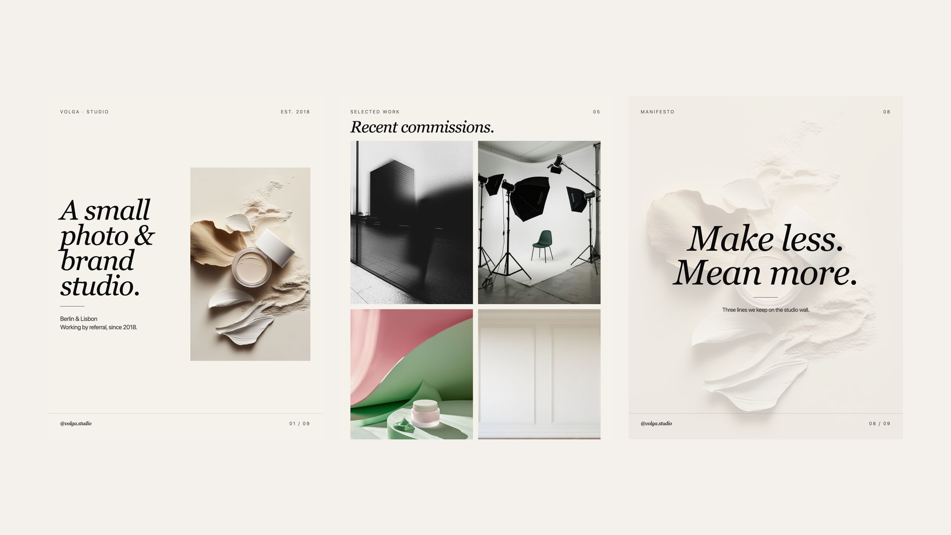 IG Studio — Monochrome Intro Carousel · Efecto Templates