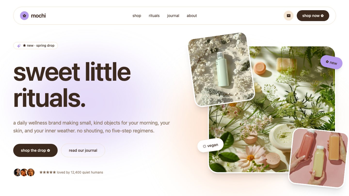 Mochi — Lifestyle & Wellness preview