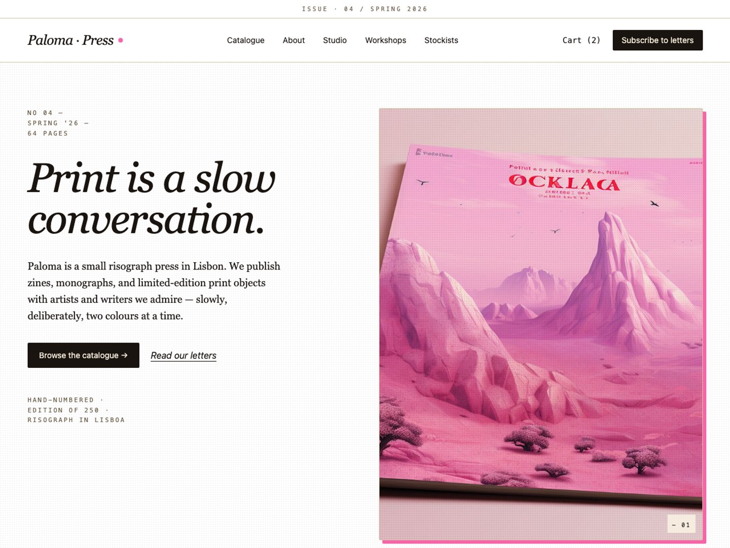 Paloma Press — Risograph Studio preview
