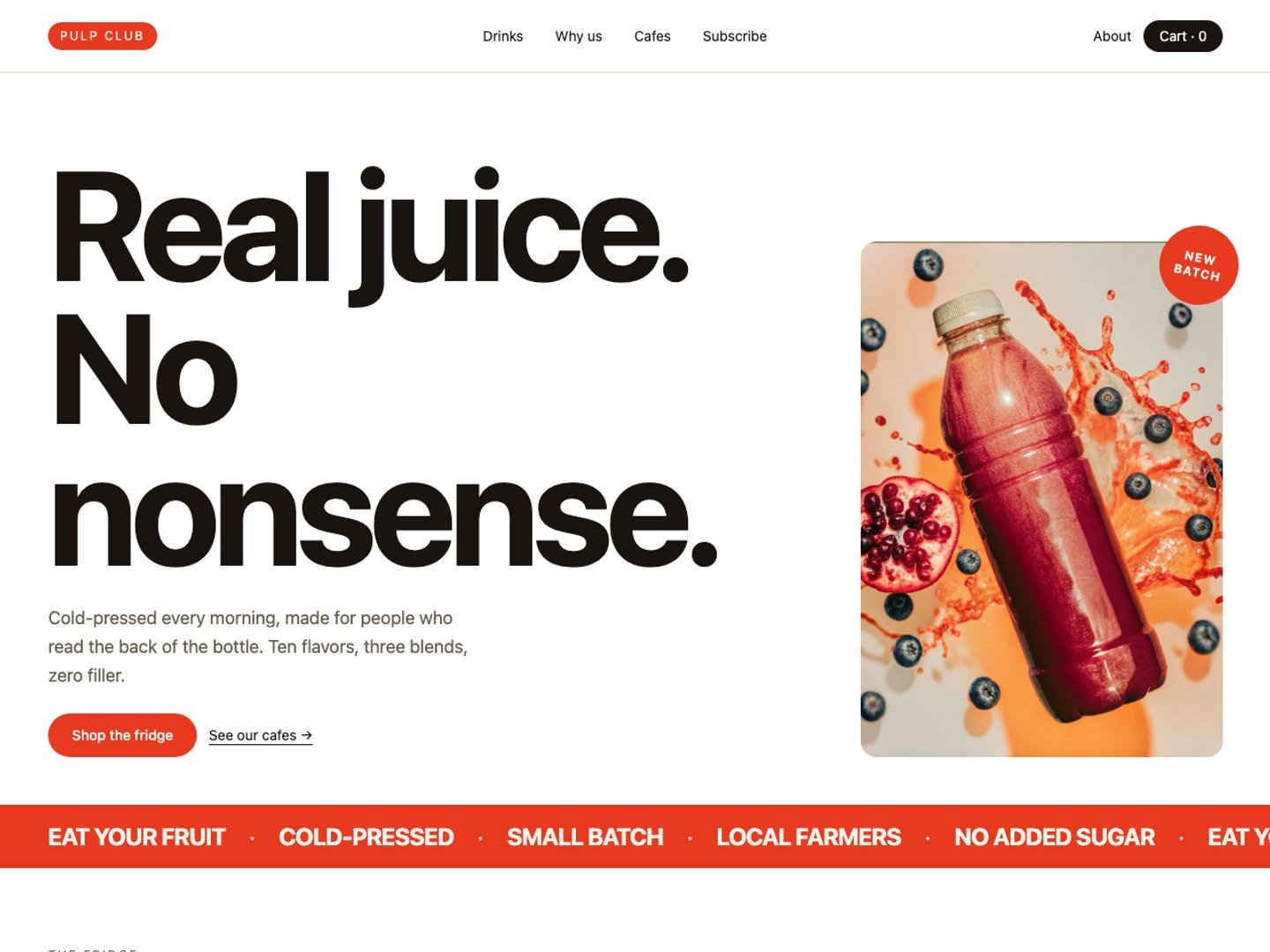 Pulp—Cold-Press Cafe preview