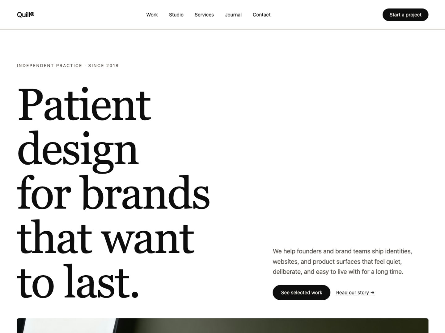 Quill—Design Agency preview